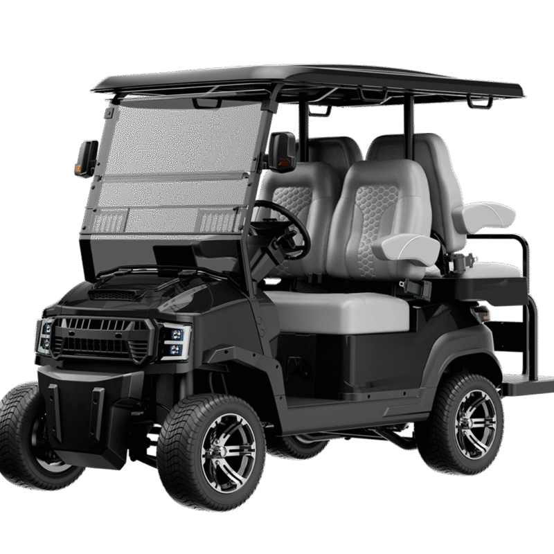 Buzz G2+2 Golf Cart - Black / Grey